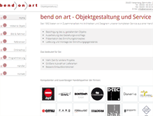 Tablet Screenshot of bendonart.de